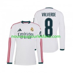 Maillot Real Madrid Federico Valverde 8 Homme Tenue Domicile 2026-2027 Manche Longue