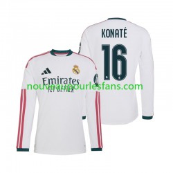 Maillot Real Madrid Ibrahima Konate 16 Homme Tenue Domicile 2026-2027 Manche Longue