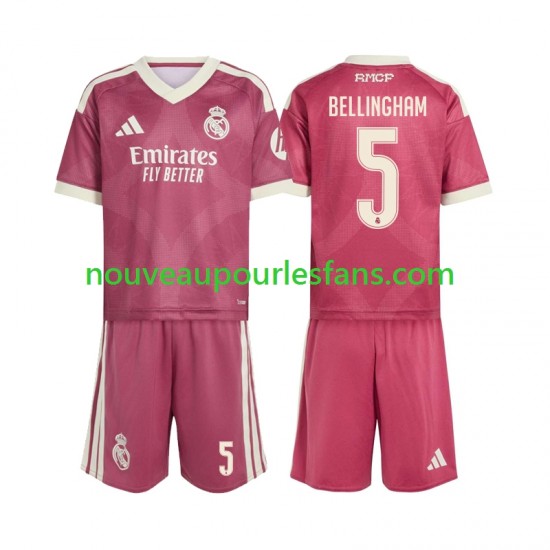 Maillot Real Madrid Jude Bellingham 5 Enfant Tenue 3ème 2026-2027 Manche Courte