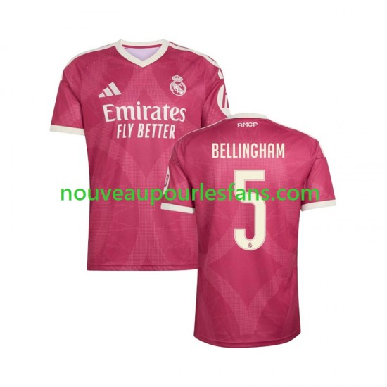 Maillot Real Madrid Jude Bellingham 5 Homme Tenue 3ème 2026-2027 Manche Courte