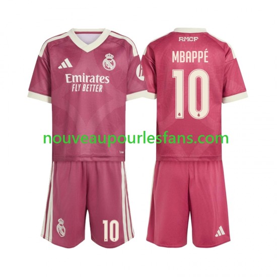 Maillot Real Madrid Mbappé Kylian 10 Enfant Tenue 3ème 2026-2027 Manche Courte