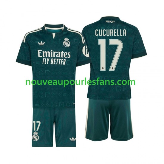 Maillot Real Madrid Marc Cucurella 17 Enfant Tenue Extérieur 2026-2027 Manche Courte