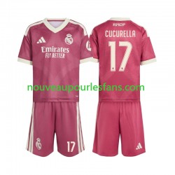 Maillot Real Madrid Marc Cucurella 17 Enfant Tenue 3ème 2026-2027 Manche Courte