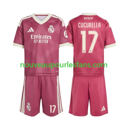 Maillot Real Madrid Marc Cucurella 17 Enfant Tenue 3ème 2026-2027 Manche Courte