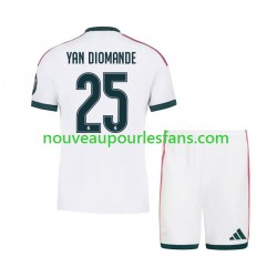 Maillot Real Madrid Yan Diomande 25 Enfant Tenue Domicile 2026-2027 Manche Courte