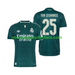 Maillot Real Madrid Yan Diomande 25 Homme Tenue Extérieur 2026-2027 Manche Courte