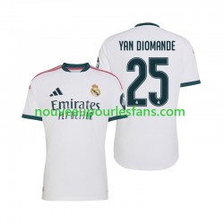 Maillot Real Madrid Yan Diomande 25 Homme Tenue Domicile 2026-2027 Manche Courte