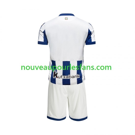 Maillot Real Sociedad Enfant Tenue Domicile 2026-2027 Manche Courte