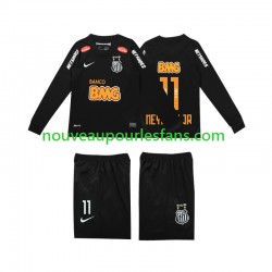 Maillot Santos NEYMAR JR 11 Classic 2012 2013 Rétro Enfant Tenue Extérieur Manche Longue