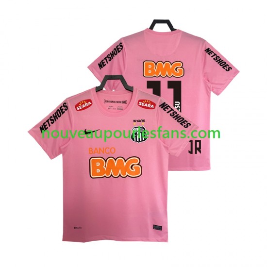 Maillot Santos Neymar JR 11 2012 2013 Rétro Homme Tenue 4ème Manche Courte