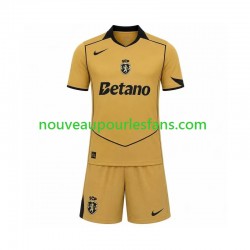 Maillot Sporting CP Enfant Tenue Extérieur 2026-2027 Manche Courte