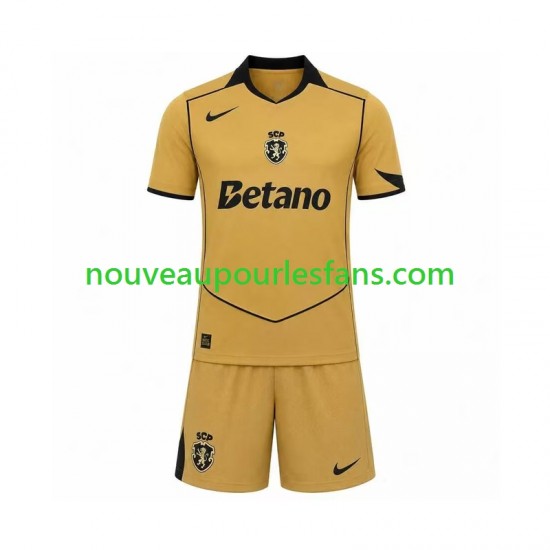 Maillot Sporting CP Enfant Tenue Extérieur 2026-2027 Manche Courte