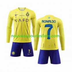 Maillot Al-Nassr Cristiano Ronaldo 7 Enfant Tenue Domicile 2023-2024 Manche Longue