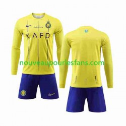 Maillot Al-Nassr Enfant Tenue Domicile 2023-2024 Manche Longue