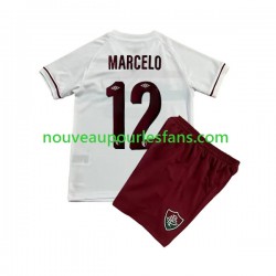 Maillot Fluminense Marcelo 12 Enfant Tenue Extérieur 2023-2024 Manche Courte