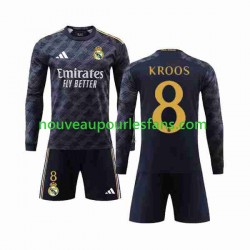 Maillot Real Madrid Kroos 8 Enfant Tenue Extérieur 2023-2024 Manche Longue
