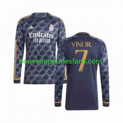Maillot Real Madrid Vini Jr 7 Homme Tenue Extérieur 2023-2024 Manche Longue