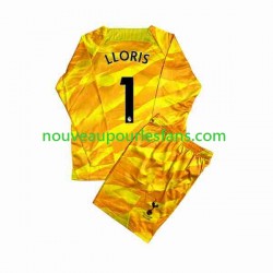 Maillot Tottenham Hotspur Hugo Orangecolor Gardien Enfant Tenue Extérieur 2023-2024 Manche Longue