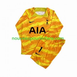 Maillot Tottenham Hotspur Hugo Orangecolor Gardien Enfant Tenue Extérieur 2023-2024 Manche Longue