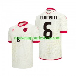 Maillot Albanie Berat Djimsiti 6 Homme Tenue Extérieur Coupe du Monde 2026 Manche Courte