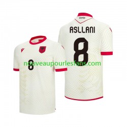 Maillot Albanie Kristjan Asllani 8 Homme Tenue Extérieur Coupe du Monde 2026 Manche Courte