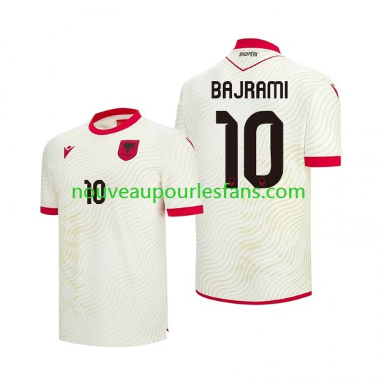 Maillot Albanie Nedim Bajrami 10 Homme Tenue Extérieur Coupe du Monde 2026 Manche Courte