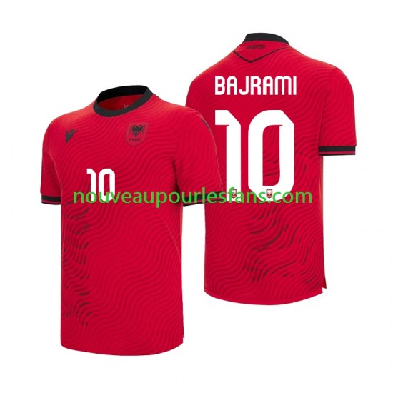 Maillot Albanie Nedim Bajrami 10 Homme Tenue Domicile Coupe du Monde 2026 Manche Courte