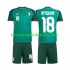 Maillot Algérie Mohamed Amoura 18 Enfant Tenue Extérieur 2026 Manche Courte