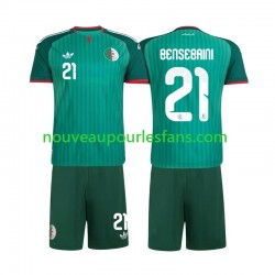 Maillot Algérie Ramy Bensebaini 21 Enfant Tenue Extérieur 2026 Manche Courte