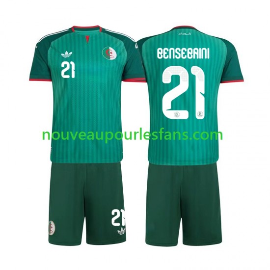 Maillot Algérie Ramy Bensebaini 21 Enfant Tenue Extérieur 2026 Manche Courte