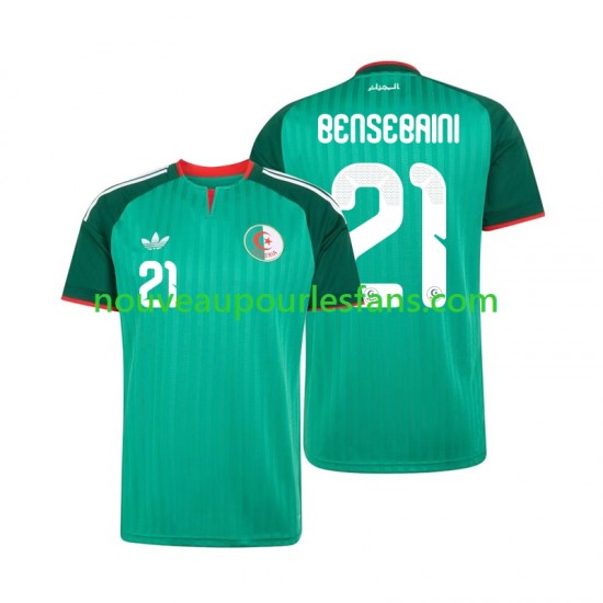 Maillot Algérie Ramy Bensebaini 21 Homme Tenue Extérieur 2026 Manche Courte