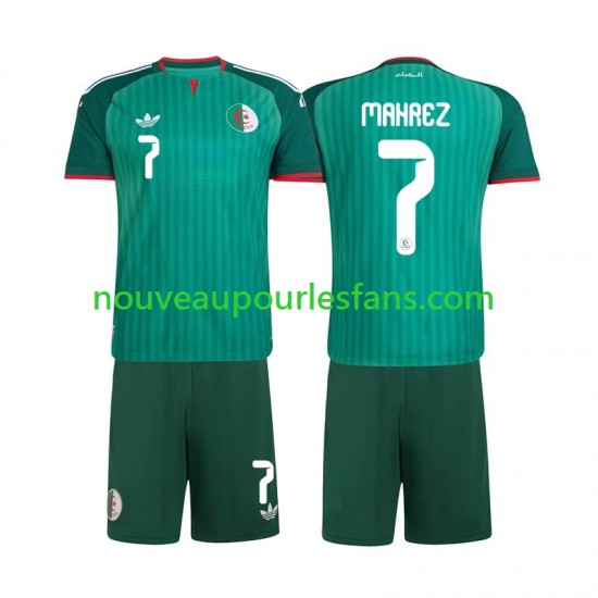 Maillot Algérie Riyad Mahrez 7 Enfant Tenue Extérieur 2026 Manche Courte
