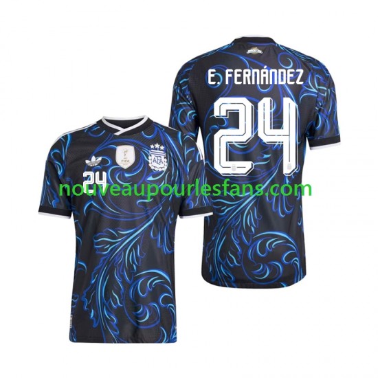 Maillot Argentine Enzo Fernandez 24 Homme Tenue Extérieur Coupe du Monde 2026 Manche Courte