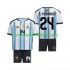 Maillot Argentine Enzo Fernandez 24 Enfant Tenue Domicile Coupe du Monde 2026 Manche Courte