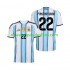 Maillot Argentine Franco Mastantuono 22 Homme Tenue Domicile Coupe du Monde 2026 Manche Courte