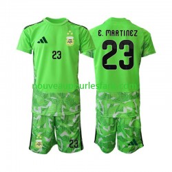 Maillot Argentine Emiliano Martinez 23 Gardien Enfant Tenue 3ème Coupe du Monde 2026 Manche Courte