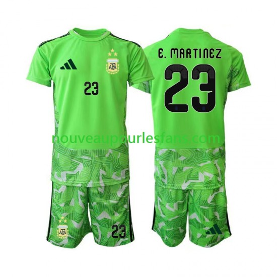 Maillot Argentine Emiliano Martinez 23 Gardien Enfant Tenue 3ème Coupe du Monde 2026 Manche Courte