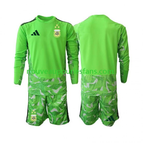 Maillot Argentine Gardien Enfant Tenue 3ème Coupe du Monde 2026 Manche Longue