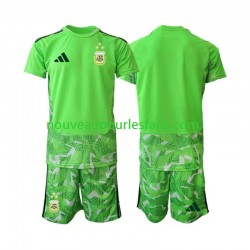 Maillot Argentine Gardien Enfant Tenue 3ème Coupe du Monde 2026 Manche Courte