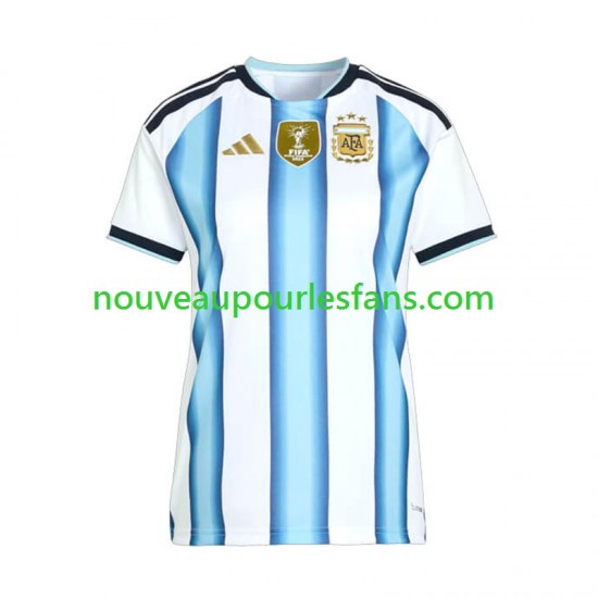 Maillot Argentine Femme Tenue Domicile Coupe du Monde 2026 Manche Courte