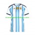 Maillot Argentine Femme Tenue Domicile Coupe du Monde 2026 Manche Courte