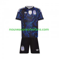 Maillot Argentine Enfant Tenue Extérieur Coupe du Monde 2026 Manche Courte