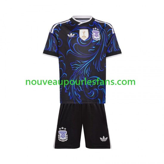 Maillot Argentine Enfant Tenue Extérieur Coupe du Monde 2026 Manche Courte