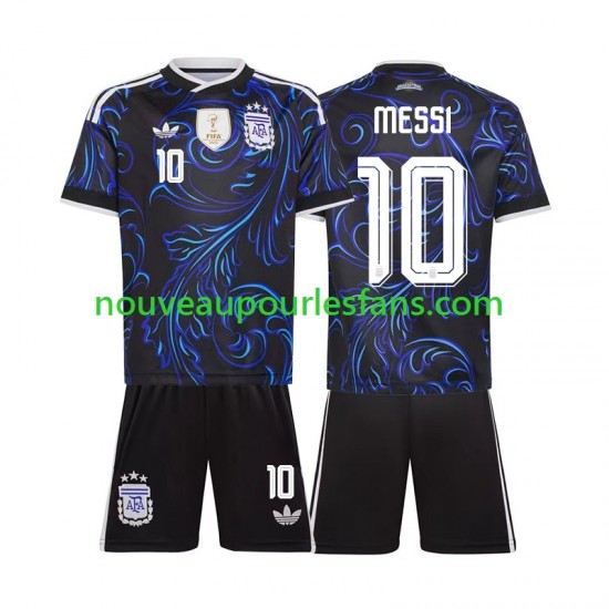 Maillot Argentine Lionel Messi 10 Enfant Tenue Extérieur Coupe du Monde 2026 Manche Courte