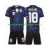 Maillot Argentine Nico Paz 18 Enfant Tenue Extérieur Coupe du Monde 2026 Manche Courte