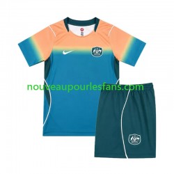 Maillot Australie Enfant Tenue Extérieur Coupe du Monde 2026 Manche Courte
