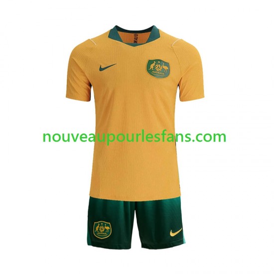 Maillot Australie Enfant Tenue Domicile Coupe du Monde 2026 Manche Courte