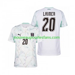 Maillot Autriche Konrad Laimer 20 Homme Tenue Extérieur Coupe du Monde 2026 Manche Courte