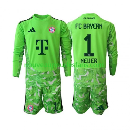 Maillot Bayern Munich Manuel Neuer 1 Gardien Enfant Tenue Domicile 2026-2027 Manche Longue