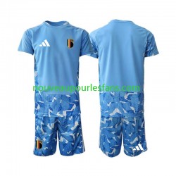 Maillot Belgique Gardien Enfant Tenue Domicile Coupe du Monde 2026 Manche Courte